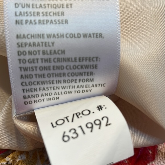 Tribal brand multicolor crinkled floral print skirt, size 10. Great condition. - Picture 11 of 11